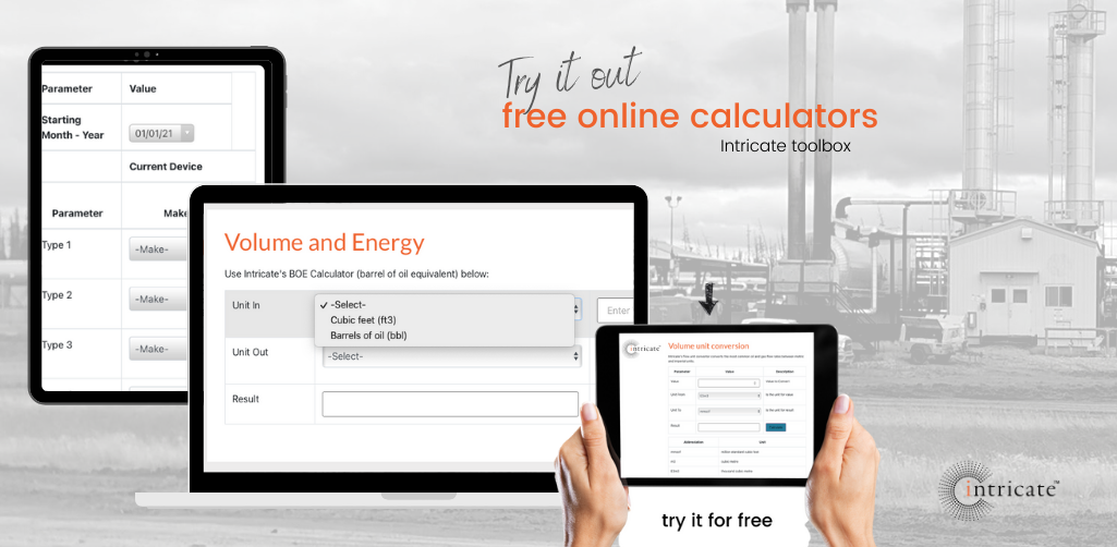 Useful Calculators in Intricate’s Toolbox Make Oil and Gas Calculations Simple