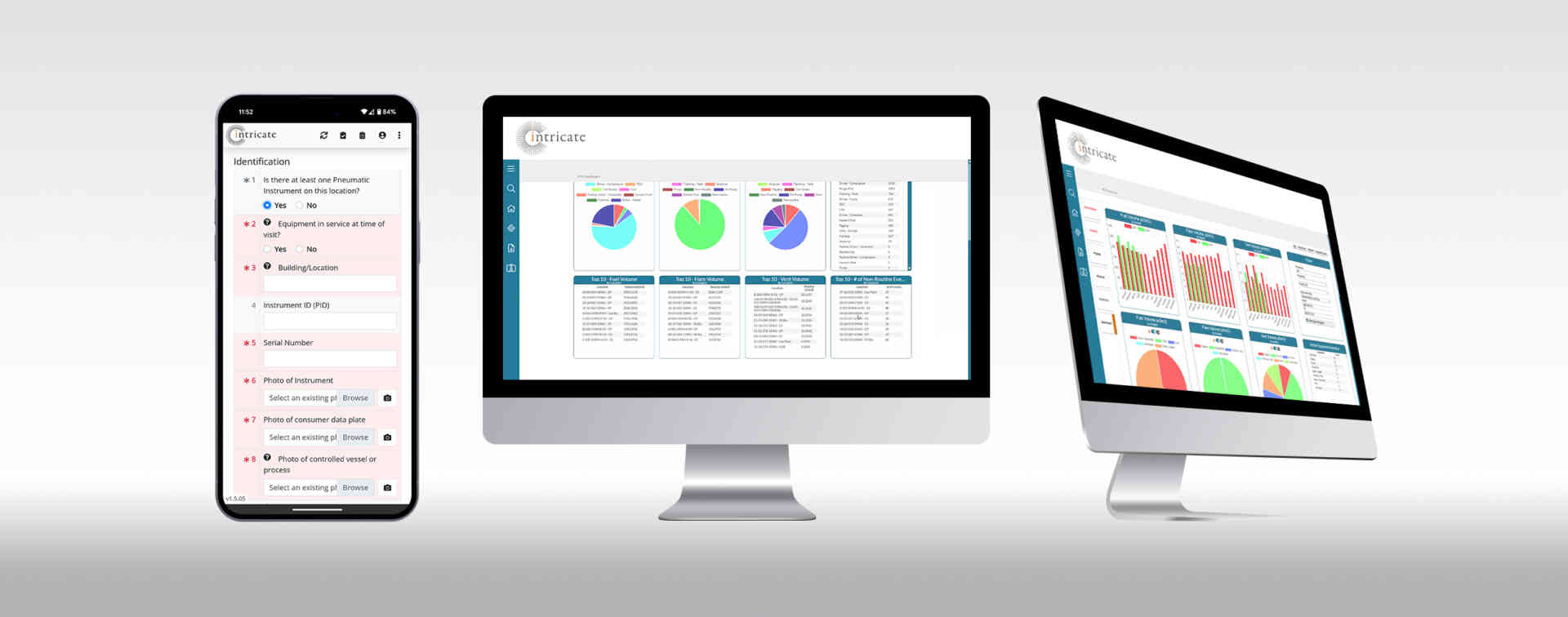 fuel flare vent management software